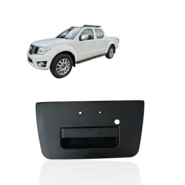 Imagem de Maçaneta Preta Tampa da Caçamba indicada para Frontier SV 2008–2013 – Peça Reforçada