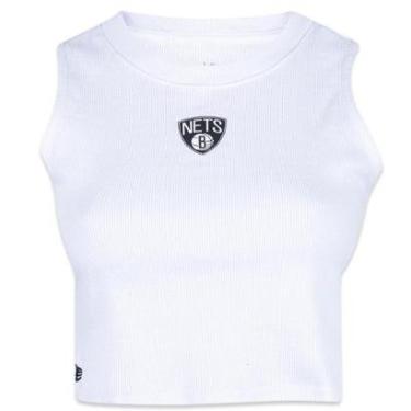 Imagem de Regata New Era Cropped NBABrooklyn Nets Logo Feminino-Feminino