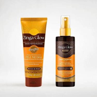 Imagem de Kit Zinga Glow Dupla Intensa - Acelerador + Oleo Baoba - MARKETPLACE -