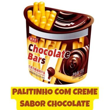 Imagem de Chocolate bars palitinhos com creme de chocolate 40g - OCOCO