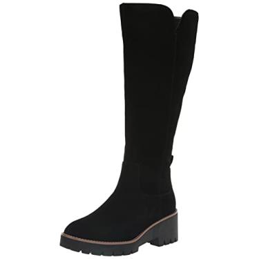 Imagem de Blondo Bota feminina impermeável DeonKnee High Boot, Camurça preta, 41