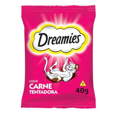 Imagem de Dreamies - Petisco Para Gatos, Carne, Adultos, 40g