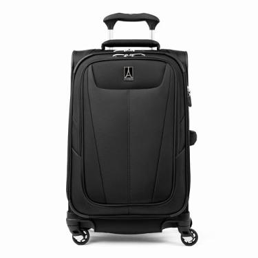 Imagem de Travelpro Maxlite 5 Mala expansível com rodas giratórias, Preto, Carry-On 19-Inch, Maxlite 5 Malas expansíveis com rodinhas giratórias