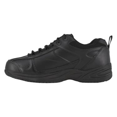 Imagem de Reebok Tênis de trabalho masculino Rb1100 Jorie Street Sport Jogger Preto Segurança, Preto, 4 Wide