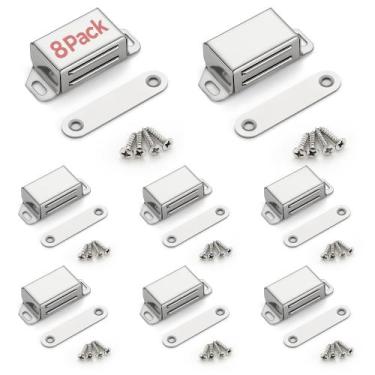 Imagem de Ímãs de porta de armário Ravinte 30 libras Strong Magnetic, pacote com