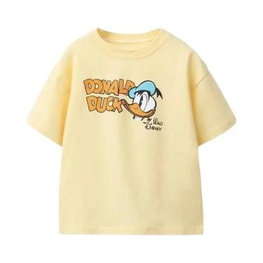 Imagem de Camiseta De Verão Para Crianças Com Estampa De Desenho Animado, Manga 