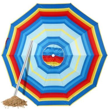 Imagem de Guarda Sol Gigante 2,6 Mt Articulado Qualidade Praia Piscina - Bel, Co