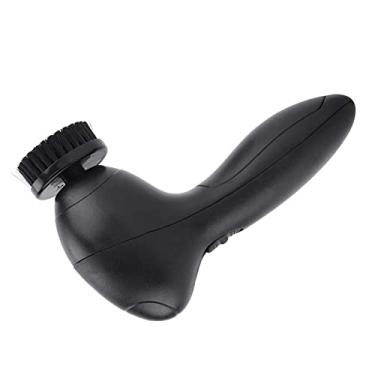 Imagem de GLOGLOW Escova para Lavar Roupas/escova para Lavar Sapatos Máquina Portátil para Limpeza de Couro, Alimentada por Bateria, 4 Escovas Incluídas, Polidor Elétrico de Sapatos de 5,31 X 2,76 X 1,77
