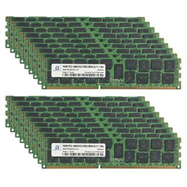 Imagem de Adamanta Atualização de memória de servidor de 288 GB (18 x 16 GB) para IBM System x3550 M3 R2 7944 DDR3 1333Mhz PC3-10600 ECC registrado 2Rx4 CL9 1,35v