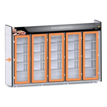 Imagem de Kit 5 Borrachas Geladeira Refrimate 5 Portas 48x145 Encaixe - ILPEA, C