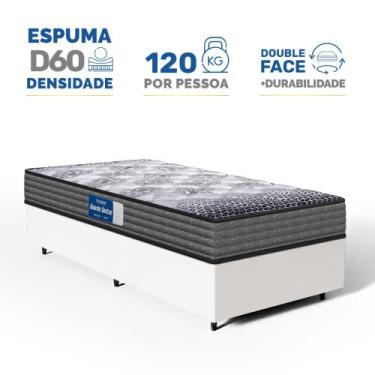 Imagem de Cama Box com Colchão de Espuma D60 Double Face Guarda Costas Comfort F
