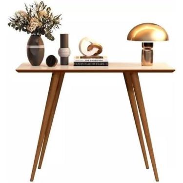 Imagem de Aparador sala de estar Buffet Aparador Decoração Para Sala Pé Madeira Retro(Off Freijo)