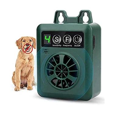 Imagem de Dispositivo antilatido, mini dispositivo de controle de latidos atualizado com 4 níveis de sensibilidade e frequência ajustáveis, fácil de usar, dispositivos de controle de latido automático ultrassônico para quase cães