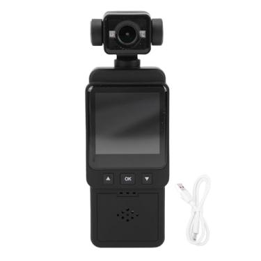 Imagem de Dpofirs Câmera de Ação 1080P, Tela TFT de 1,54 Polegada, Lente Giratória de 360 ​​graus Com Estabilização WiFi Integrada, para Gravação de Vlog POV de Motocicleta de Ciclismo