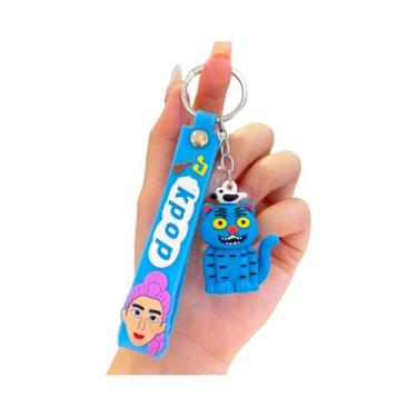 Imagem de Chaveiro De PVC KPop Demon Hunters Lumi Mira Zoe, Brinquedo De Desenho