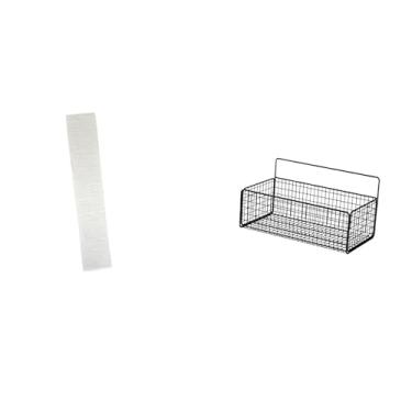 Imagem de Whtkoph Abajur de Chão de Papel para Sala de Estar com Cestos Suspensos E Organizador de Armazenamento em Arame Metálico para Decoração.