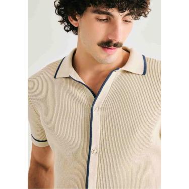 Imagem de Camisa Masculina Manga Curta Em Tricô-Masculino
