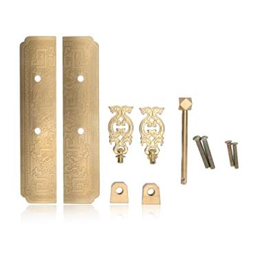 Imagem de Pissente Dragon Pattern Chinese Pull Handle Antique, 16 Cm de Gaveta de Latão, Puxadores de Armário Decorativo Vintage para Caixas de Jóias de Madeira, Com Parafusos de Montagem