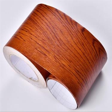 Imagem de GQQGSHOP Faixa autoadesiva de borda de parede de 5 metros à prova d'água, decoração de borda de parede, painéis de parede de PVC, borda de teto, moldura de porta, linha de cintura, decoração de