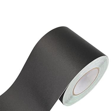 Imagem de Faixa de borda de parede autoadesiva de 5 m, decoração de borda de parede, painéis de parede de PVC destacam e colam borda de teto moldura de porta decoração interior de linha de cintura (cor: preto