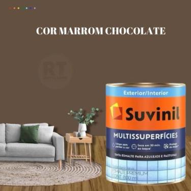 Imagem de Tinta Epóxi Suvinil Multissuperfícies Antimofo Base Água Cor Marrom La