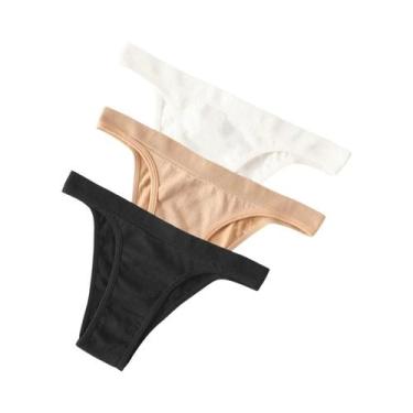 Imagem de Conjunto De Calcinhas Brasileiras Sem Costura De Cintura Alta Para Mul