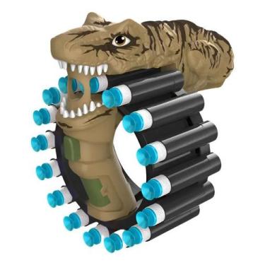 Imagem de Lançador Dardos Tipo Nerf Dinossauro 20 Dardos Dinodardo - SEGMA, Marr