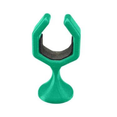 Imagem de menolana Apoio de mão para taco de bilhar, compatível com pontas grandes e pequenas, para mesa de bilhar. Design ergonômico e portátil universal. Estabilizador, Verde