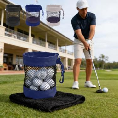 Imagem de Bolsa de armazenamento de bola esportiva portátil - organizador de cordão durável para golfe, futebol, vôlei, leve para treinadores, uso em viagens