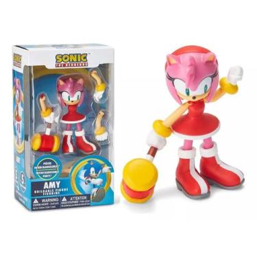 Imagem de Boneco  Action Figure Sonic The Hedgehog Licenciado - DC Toys, Amy
