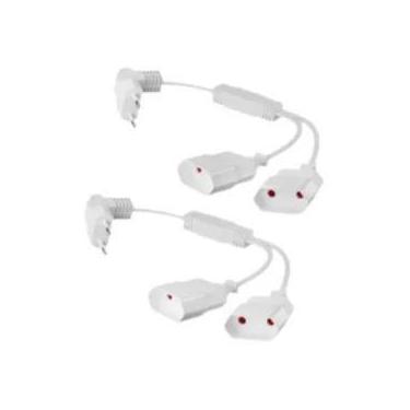 Imagem de Cabo De Extensão De Energia De 90 Graus Masculino Para Feminino Com Sa