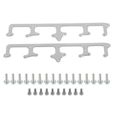 Imagem de 2 peças suporte da bobina do parafuso lateral do motor, tampa da válvula de montagem da bobina de ignição do motor acessório do motor do caminhão para LM7 LR4 LQ4 L59 LQ9 LM4