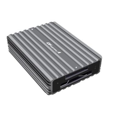 Imagem de chenyang Leitor de cartão de memória 2 em 1 USB 3.1 Gen 2 10Gbps CF Express tipo A/B com cabo de dados USB 3.0/USB C para USB C