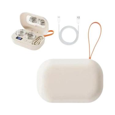 Imagem de Limpa Lentes De Contato Ultrassônico Portátil E Recarregável Para Lent