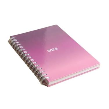 Imagem de Agenda 2026 Diária 14,5 x 21cm A5 Capa Dura 168 folhas (Rosa Espiral)