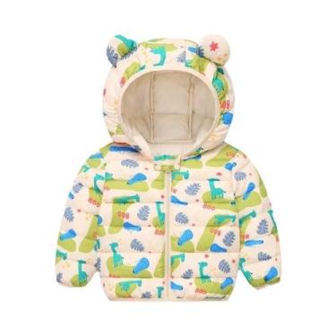 Imagem de Jaqueta De Inverno Com Capuz Para Meninos E Meninas, Quente, Com Zíper