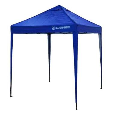Imagem de Gazebo Articulado Guepardo Prátiko 2X2 Azul Dobrável