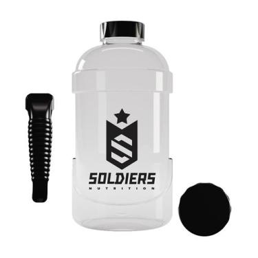 Imagem de Galão de Água 1,8L Preto Soldiers Nutrition