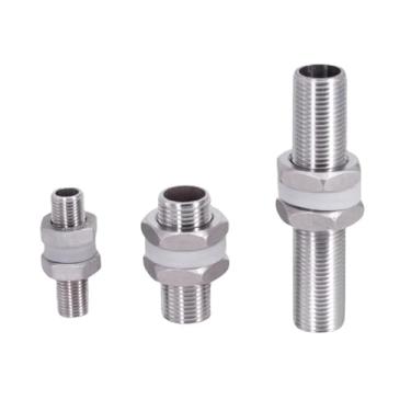 Imagem de 1 peça 1/10.2 cm 3/20.3 cm 1/5.1 cm 3/10.2 cm 2.5 cm -5.1 cm BSP 30 40 50 60 80 100 120 150 mm rosca completa anteparo encaixe de tubulação tanque de água aquário (30MM_1/1/10.2 cm cm)