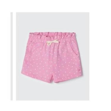 Imagem de Shorts Infantil Menina Rosa com Bolinhas Hering-Feminino