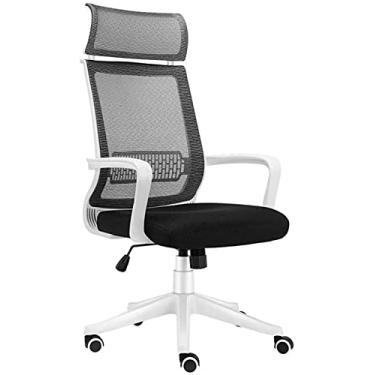 Imagem de U5GAAALPPQ9 Cadeira de computador doméstico cadeira giratória ajustável cadeira de escritório encosto de braço de elevação cinza (cor: cinza)