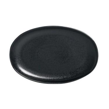 Imagem de Travessa Oval Rasa Cerâmica Stoneware Orgânico Eclipse M 30x20cm - POR
