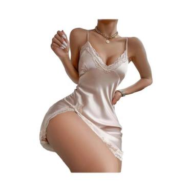 Imagem de Vestido De Noite Sem Costas De Renda De Seda Para Mulheres, Vestido De