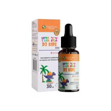 Imagem de Vitamina D3 Kids 30 ml Morango Floral Ervas do Brasil-Unissex
