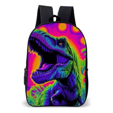 Imagem de Mochila Infantil Escolar Simples Tema Menino Dinosauro Dino - Use Nerd