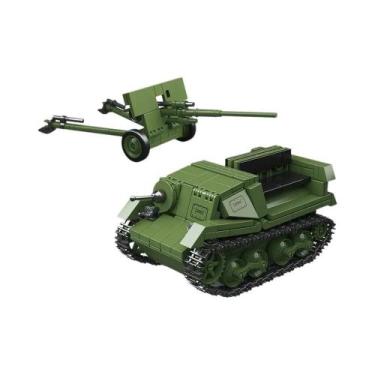 Imagem de Blocos De Montagem De Modelo De Tanque Militar Da Segunda Guerra Mundi