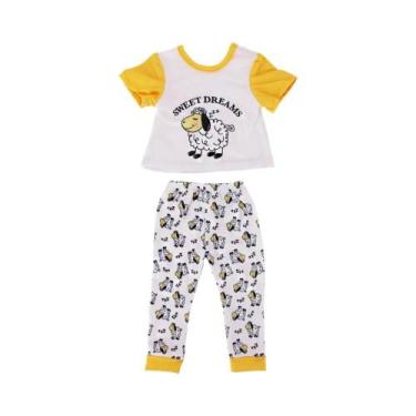 Imagem de Conjunto De Pijamas Para Boneca De 43CM, Roupas De Casa Em Vários Esti