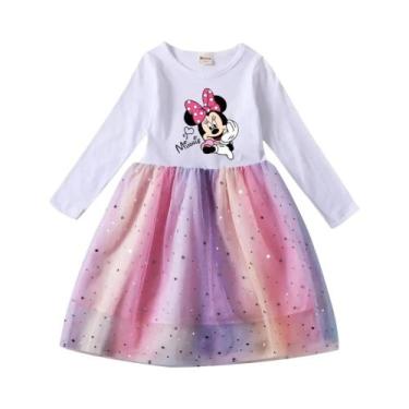 Imagem de Vestido De Princesa Tutu De Manga Longa Para Meninas Pequenas Com Rend