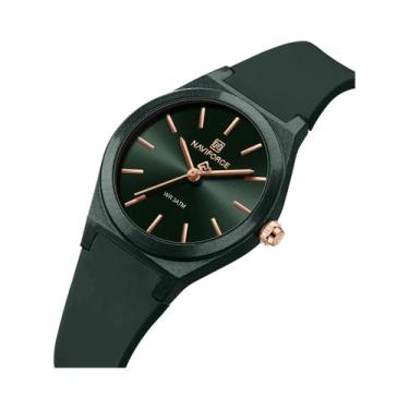 Imagem de Relógio De Moda Feminino NAVIFORCE 2025 Com Pulseira De Silicone, Reló