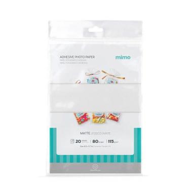 Imagem de Papel Fotográfico Adesivo Fosco Mimo - 115 gr - A4 - 20 unds